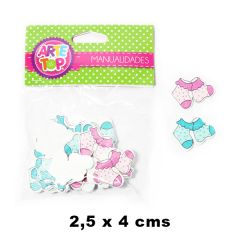 MANUALIDADES BABY SHOWER CALCETIN 4*2, 5 CM, /480
