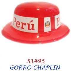 GORRO CHAPLIN CINTA PERU/360