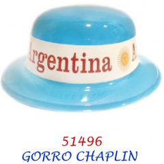 GORRO CHAPLIN C/CINTA ARGEN/360
