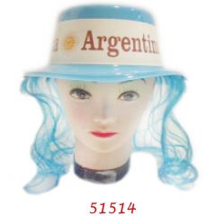 GORRO CINTA/PELO ARGENTINA X 12/240